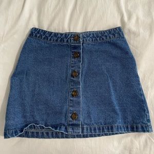 Blue bottom up skirt